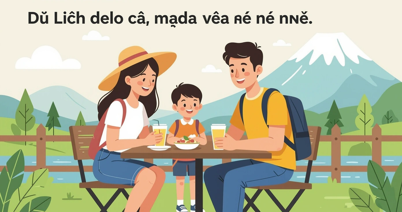 Trẻ em chơi đùa trên bãi biển Nhật Bản mùa hè với pháo hoa phía sau, minh họa vector sáng màu
