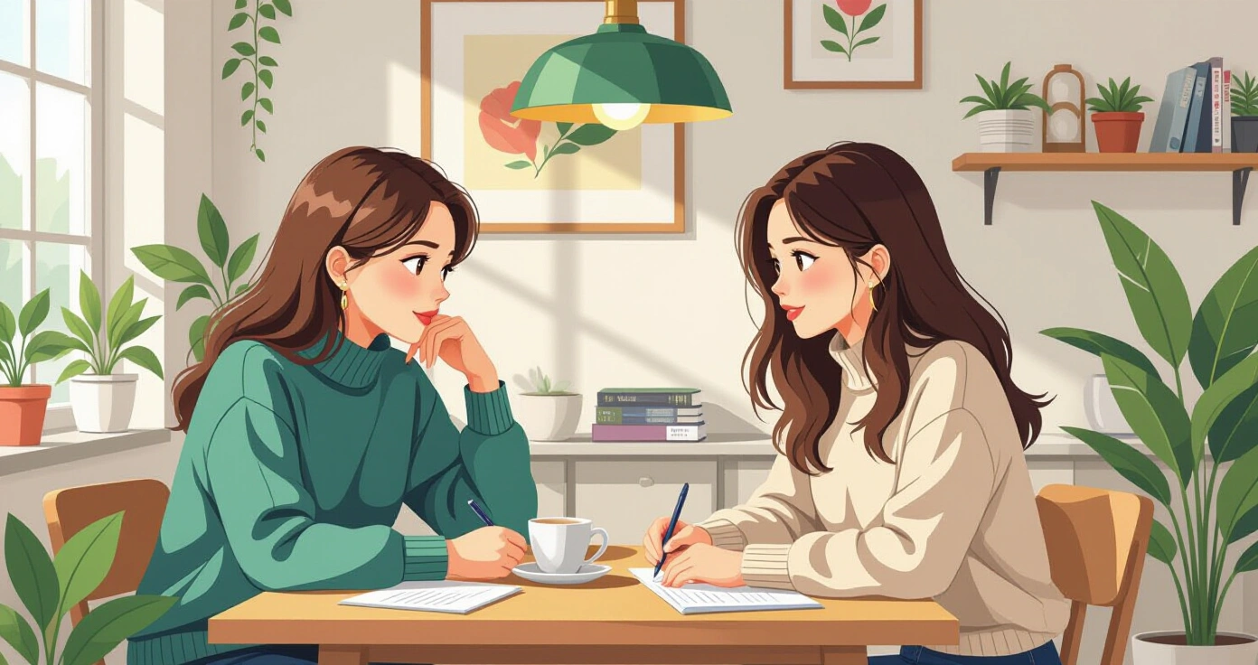 Học sinh cảm thấy khó chịu khi bạn học có cử chỉ không phù hợp tại trường, minh họa phong cách editorial flat vector