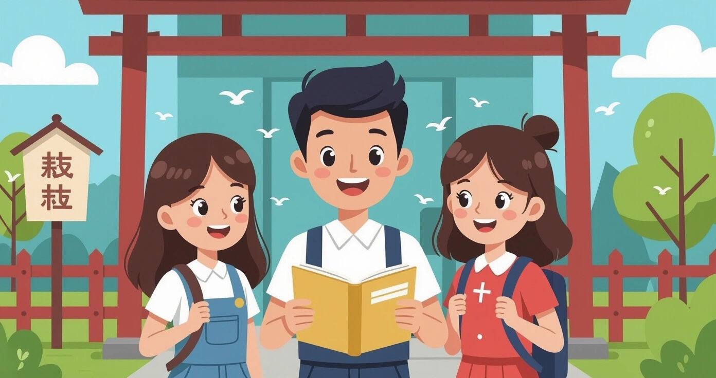 Minh họa trẻ em tham gia các lớp học ngoại khóa như bơi lội, piano và bóng đá tại Nhật Bản