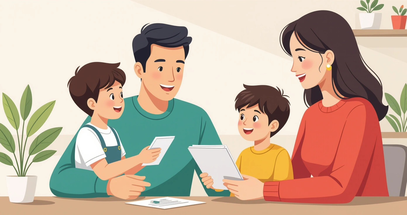 Phụ huynh nước ngoài đang kiểm tra giấy tờ bảo hiểm và trợ cấp thai sản tại Nhật Bản