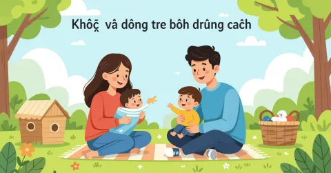Cha mẹ dỗ dành trẻ sơ sinh đang khóc trong phòng sáng ấm áp tại Nhật Bản