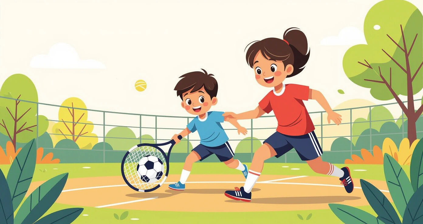 Bữa ăn cân bằng với cơm, rau, cá và sữa trên bàn ăn kiểu Nhật dành cho trẻ vận động