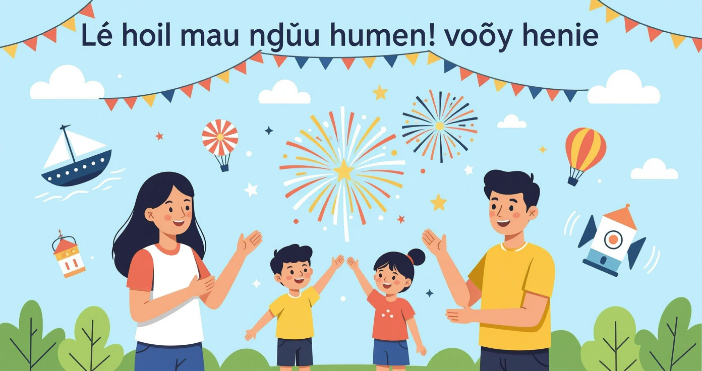 Phụ huynh chuẩn bị túi đồ dùng cho trẻ đi xem lễ hội pháo hoa mùa hè