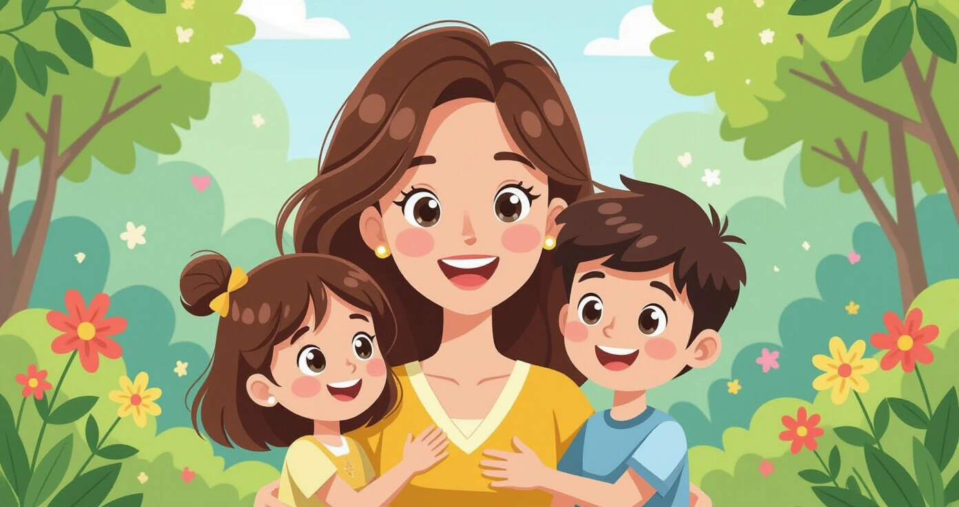 Trẻ em uống nước và nghỉ ngơi dưới bóng râm trong công viên Nhật Bản