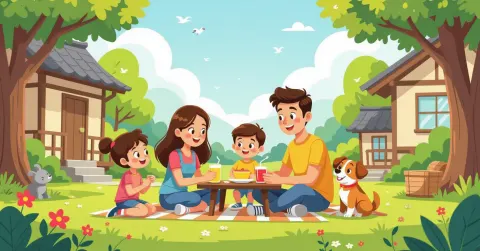 Trẻ em tự tin tự mặc giày dép tại cổng trường mầm non Nhật Bản