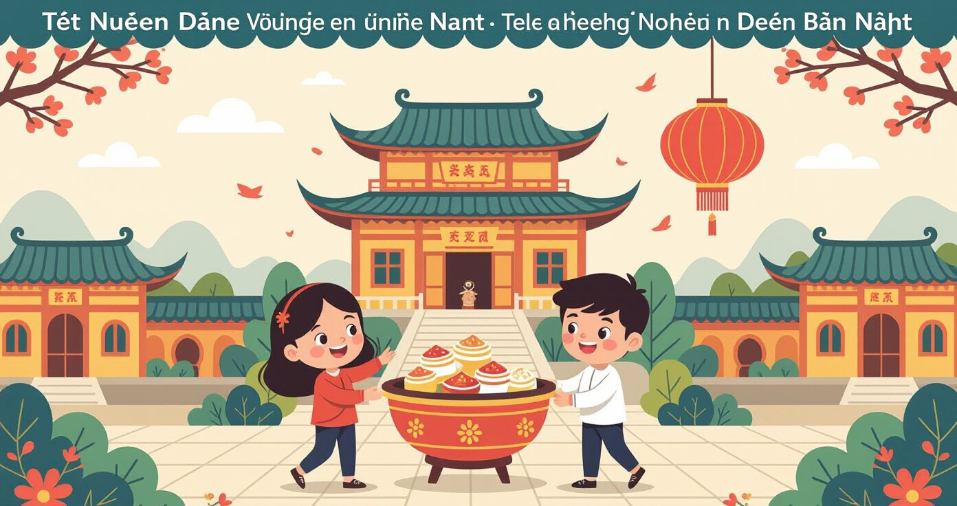 Trẻ em người Việt tham gia hoạt động cộng đồng Tết tại Nhật với múa lân và gian hàng ẩm thực