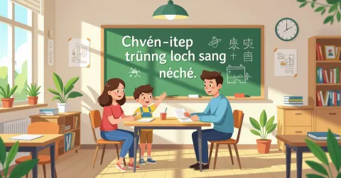 Cha mẹ nước ngoài đồng hành cùng con nhỏ tại trung tâm hỗ trợ trẻ em Nhật Bản