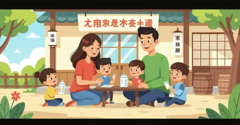 Cha mẹ người Việt đang xem sổ mẹ và bé cùng bác sĩ nhi khoa tại Nhật Bản