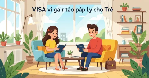 Cha mẹ người ngoài đang hoàn thành thủ tục giấy tờ cho trẻ em tại tòa thị chính Nhật Bản