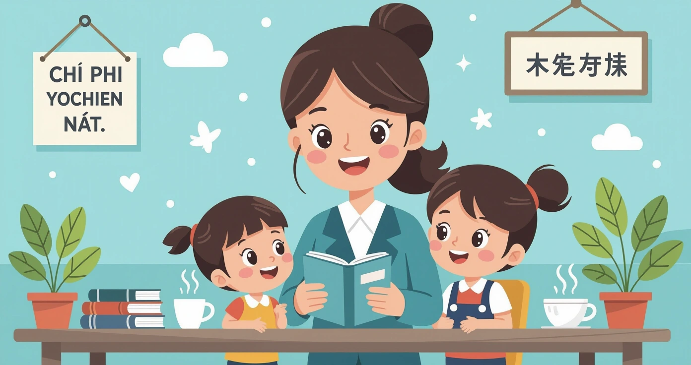Phụ huynh nước ngoài xem xét hóa đơn chi phí yochien tại Nhật Bản