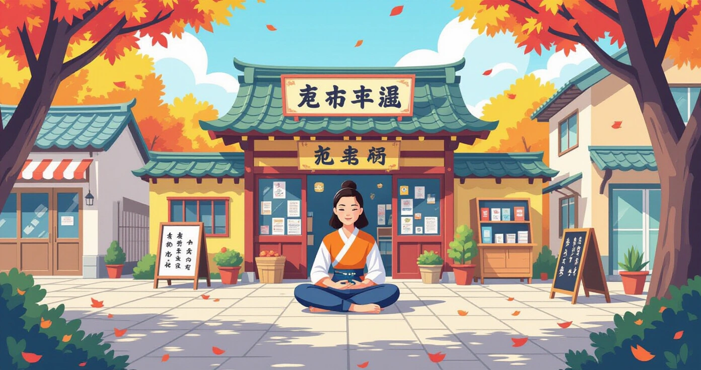 Gia đình đa văn hóa tham gia trải nghiệm zazen tại ngôi chùa Nhật Bản cổ kính
