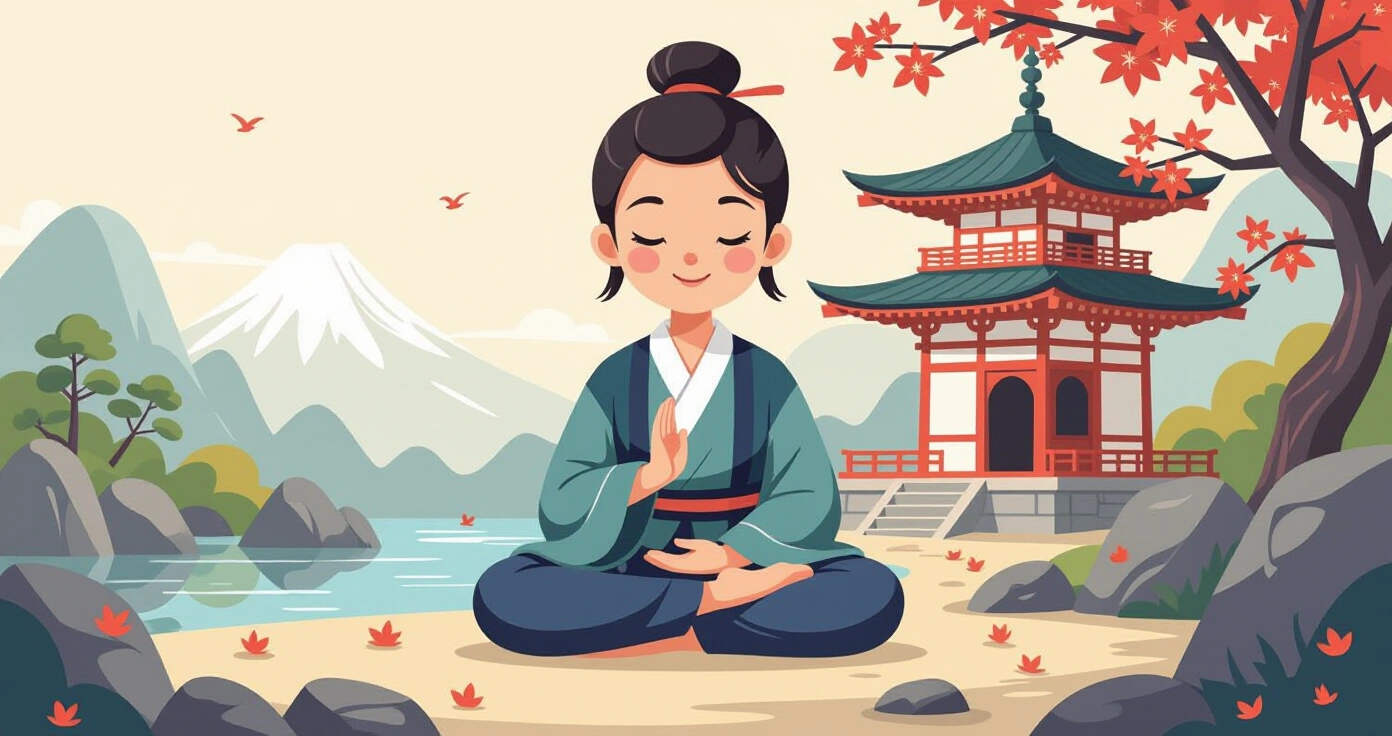 Trẻ em thực hành bài tập hơi thở bụng với sự hướng dẫn của cha mẹ